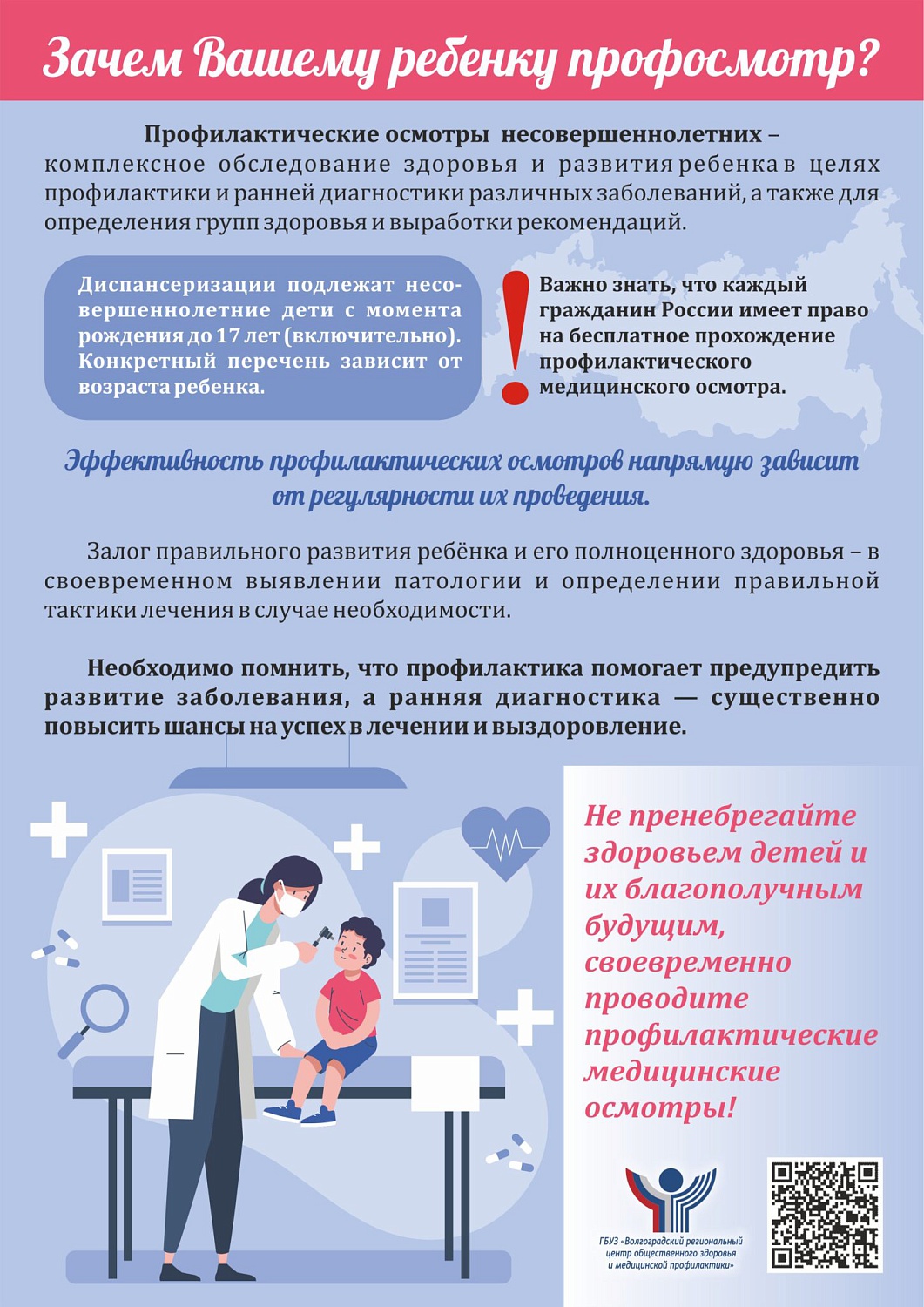 Развитие детского здравоохранения