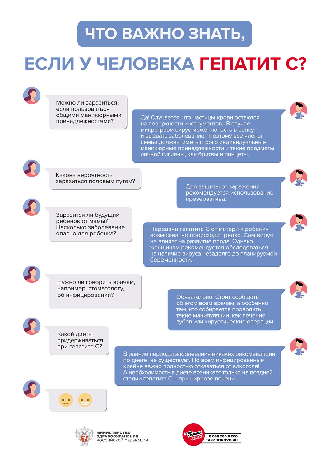 Методические рекомендации для населения и медицинских работников по профилактике вирусного гепатита С
