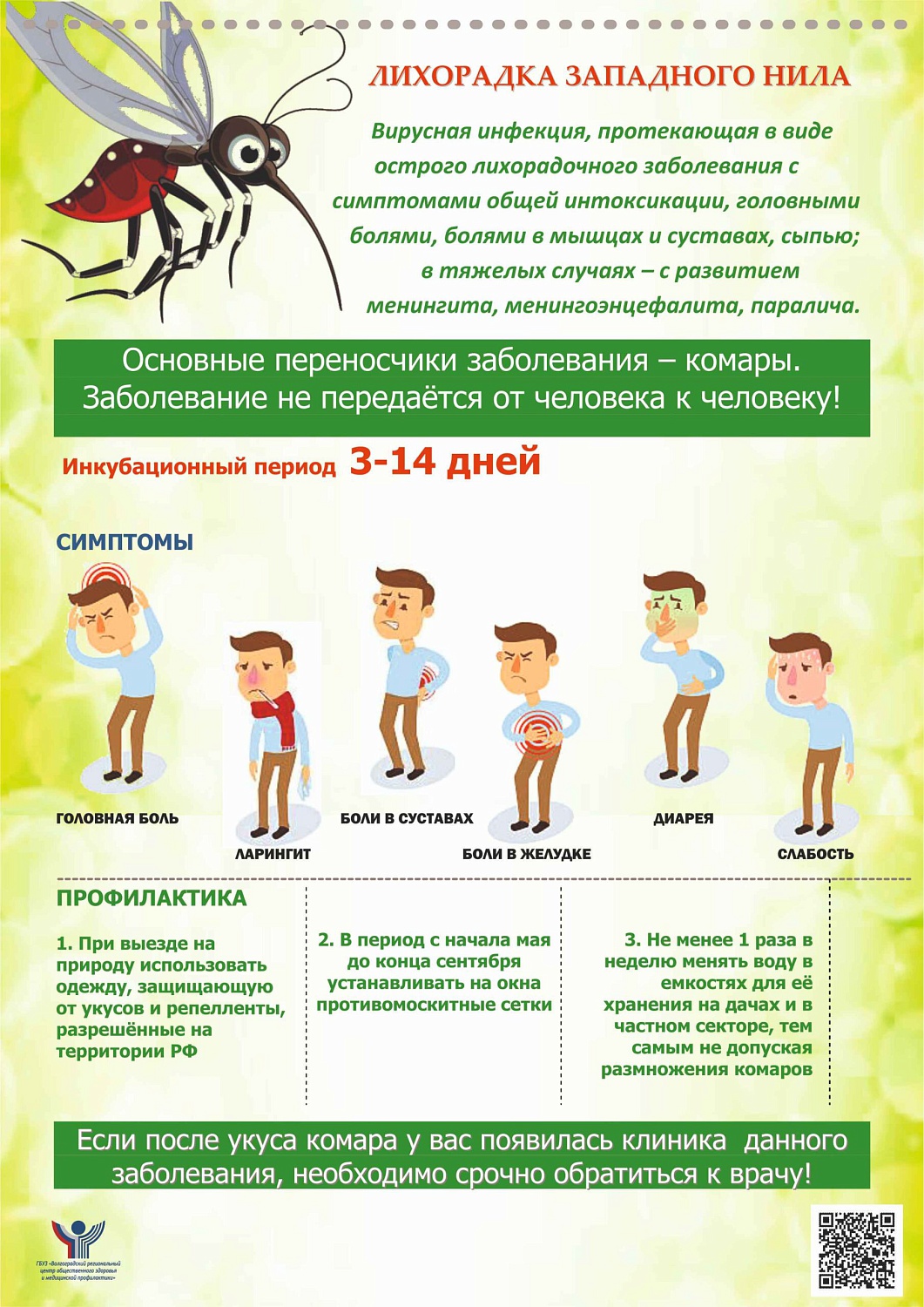 Внимание! Лихорадка Западного Нила!